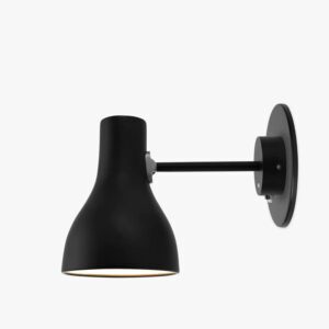 Lampe Anglepoise Type 75 avec fixation murale, noir