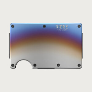 Portefeuille The Ridge en titane, Burnt Titanium