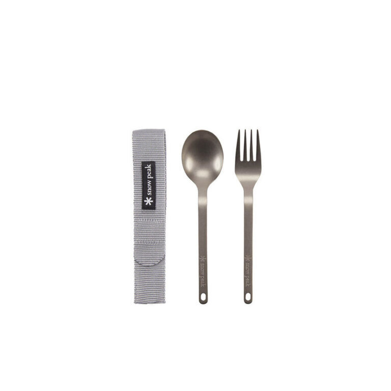 Set fourchette et cuillère titane Snow Peak SCT-002